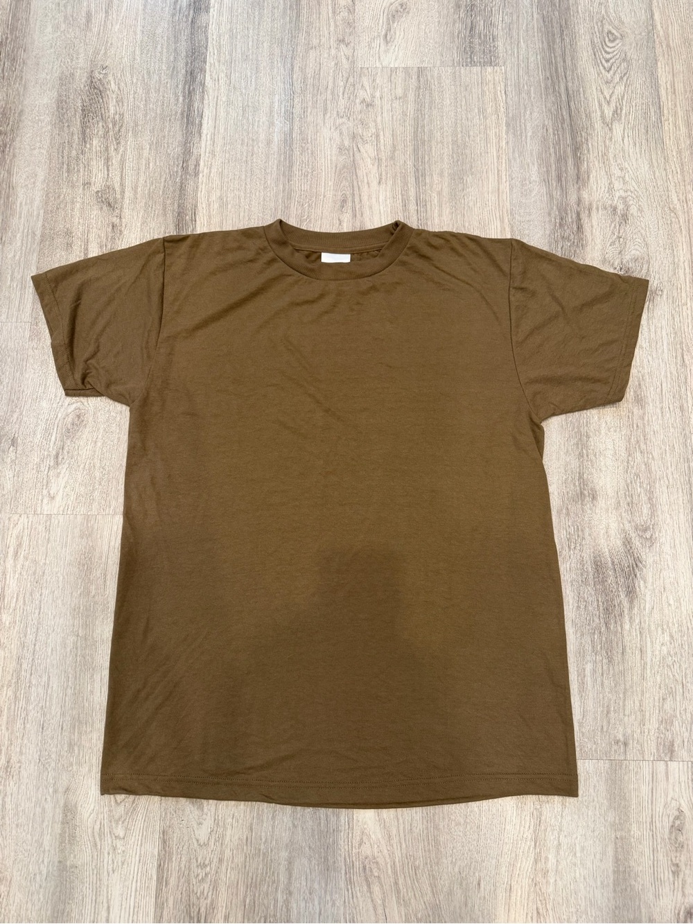 AKWATEK Brown Made in USA Crewneck T-Shirt Size Large